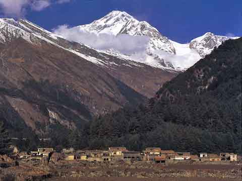 
Dhaulagiri From Choya On Way From Lete To Thulo Bugin - Heart Of The Himalaya book
